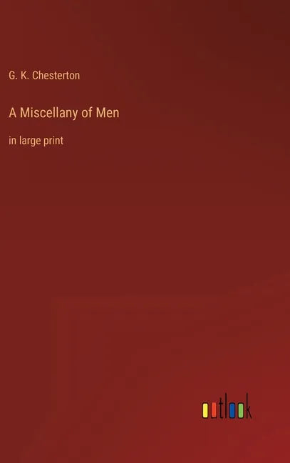 A Miscellany of Men: in large print - Hardcover