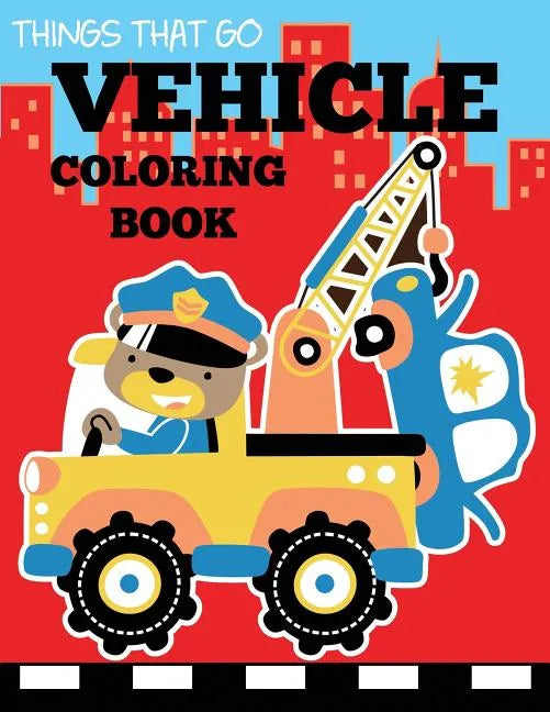 Vehicle Coloring Book - Paperback
