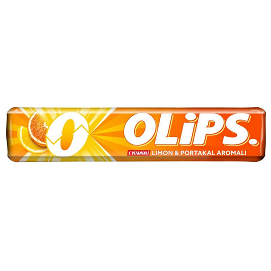 Olips Lemon and Orange Flavored Candy Sticks - Refreshing Citrus Confectionery