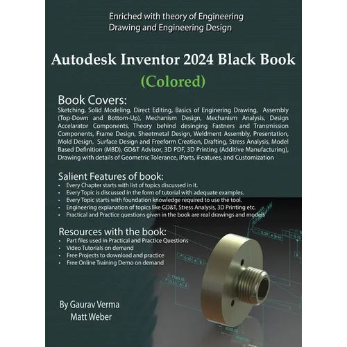 Autodesk Inventor 2024 Black Book - Hardcover