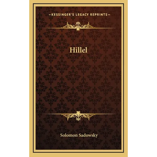 Hillel - Hardcover