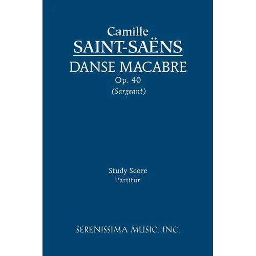 Danse macabre, Op.40: Study score - Paperback