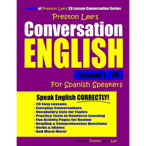 Preston Lee's Conversation English For Spanish Speakers - Paperback