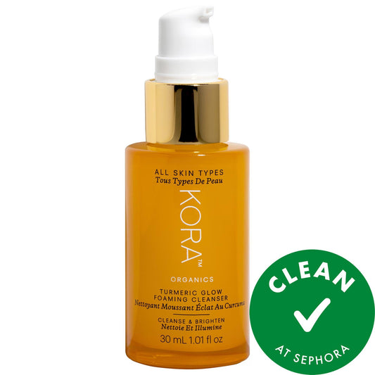 Drunk Elephant Turmeric Glow Foaming Cleanser - Gentle Vegan Facial Wash for All Skin Types
