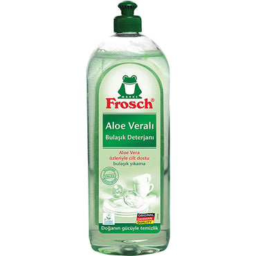 Frosch Lemon Scented Dishwashing Liquid - pH Neutral, Dermatologically Tested, 25.36 fl oz
