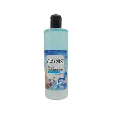 Carelis Hand and Foot Care Oil Peeling Orkide 400ml - Moisturizing Oil for Dry Skin Relief
