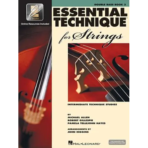 Essential Technique for Strings with Eei - Double Bass (Book/Online Audio) - Paperback