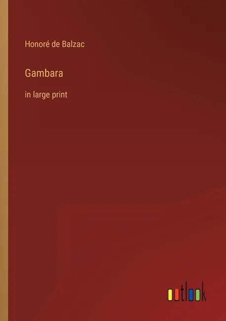 Gambara: in large print - Paperback