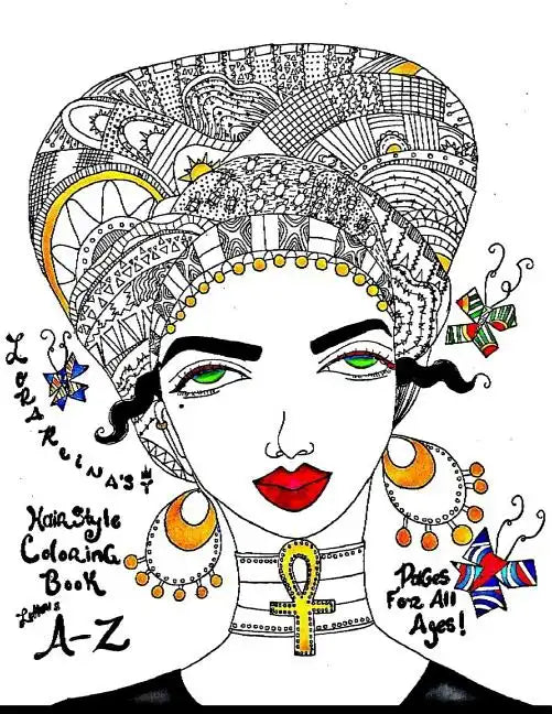 Lora Reina's Alphabet of Hair Styles Coloring Book - Paperback
