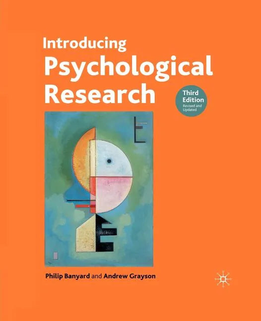 Introducing Psychological Research - Paperback