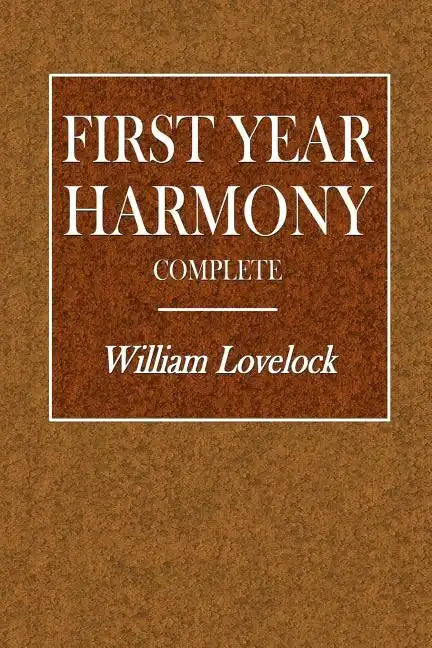 First Year Harmony - Complete - Paperback
