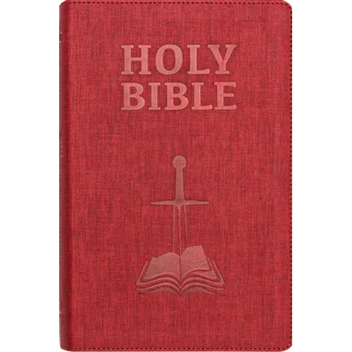 NASB Children's Edition: Sunset Red - Imitation Leather