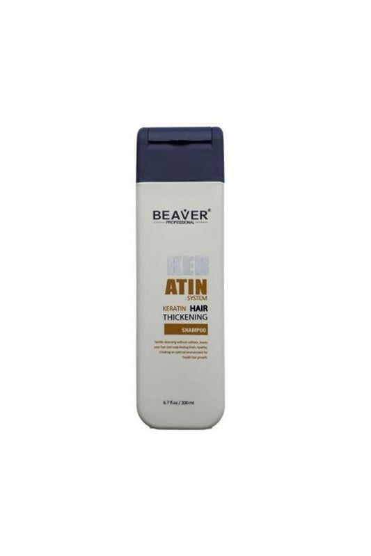 Beaver Keratin Hair Thickening Shampoo 200 ml