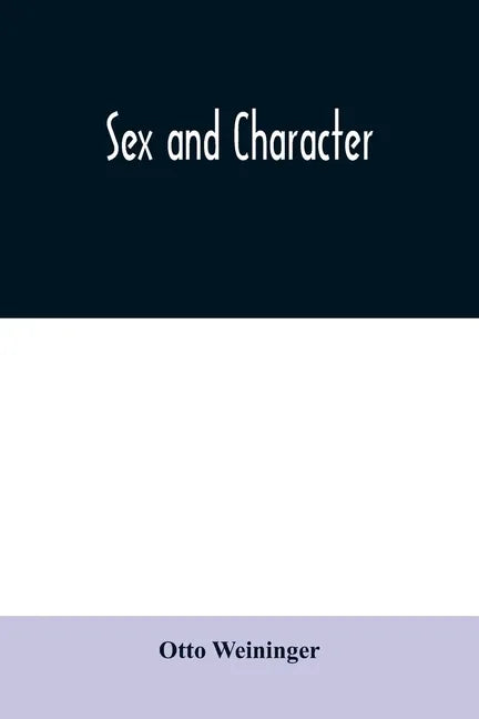 Sex and character - Paperback