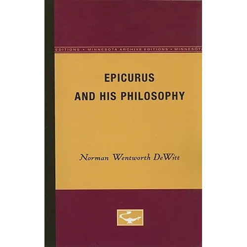 Epicurus and His Philosophy - Paperback