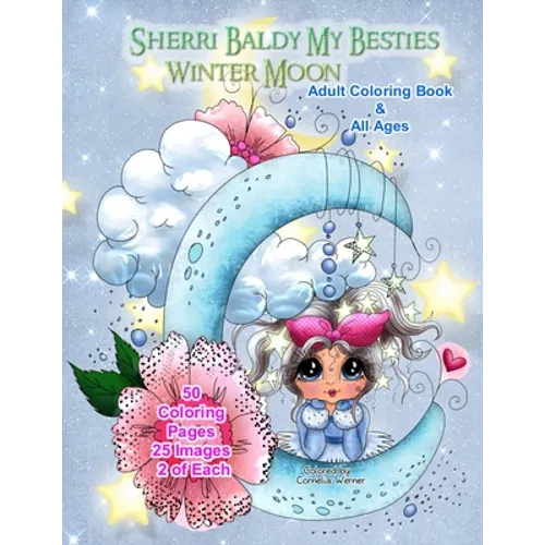 Sherri Baldy My Besties Winter Moon Adult Coloring Book and all ages - Paperback