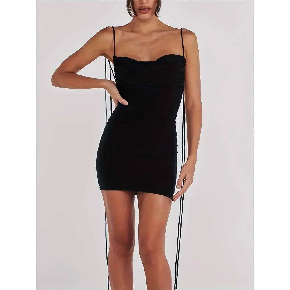 Black Strapless Mini Dress Luxury Women’s Fashion