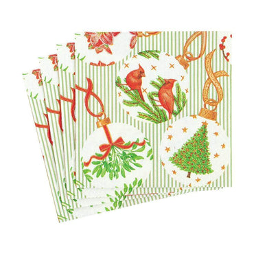Botanical Ornaments Paper Cocktail Napkins