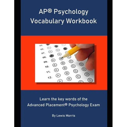 AP Psychology Vocabulary Workbook: Learn the key words of the Advanced Placement Psychology Exam - Paperback