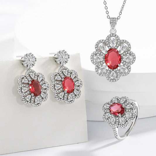Bride Jewelry Earrings Necklace Jewelry Suit