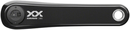 SRAM XX Eagle T-Type AXS Wide Left Crank Arm Power Meter Spindle - 165mm 12-Speed DUB Spindle Interface Carbon BLK D1