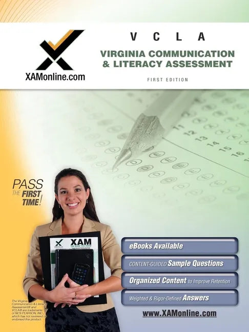 Vcla Communications and Literacy Assessment Teacher Certification Test Prep Study Guide - Paperback