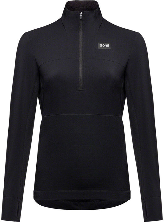 Gorewear Trail KPR Hybrid 1/2-Zip Jersey - Black Women's Small