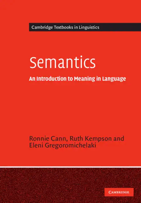 Semantics - Paperback