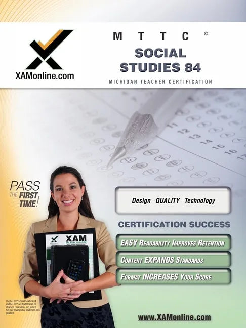 Mttc Social Studies 84 Teacher Certification Test Prep Study Guide - Paperback