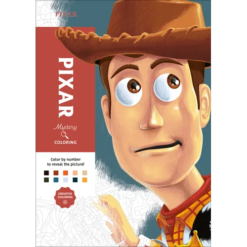 Disney Mystery Coloring: Pixar: A Color by Number Book - Paperback