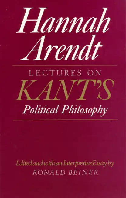 Lectures on Kant's Political Philosophy - Paperback