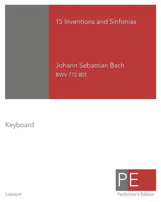 Bach: 15 Inventions And Sinfonias - Paperback