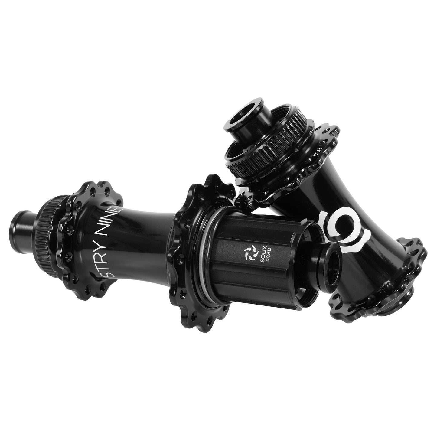 Industry Nine Solix CL Disc Hubs 12x100/142 TA 28h HG11 Black