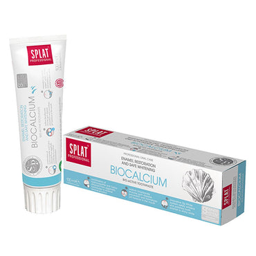 Splat Professional Biocalcium Toothpaste 100ml - Natural Oral Care with Hydroxyapatite, Strengthens Enamel & Whitens Teeth