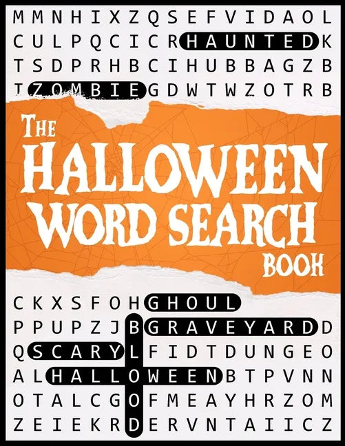 Halloween Word Search Book: A Spooky Halloween Puzzle Book for Adults and Teens - Paperback
