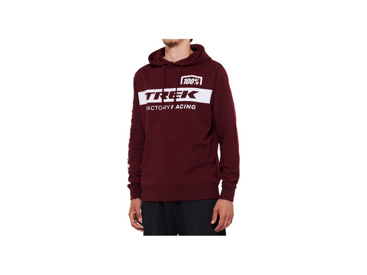 100 TFR Hoodie Small Dark Red Shirt