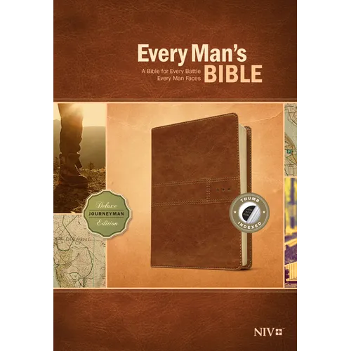 Every Man's Bible NIV, Deluxe Journeyman Edition - Imitation Leather
