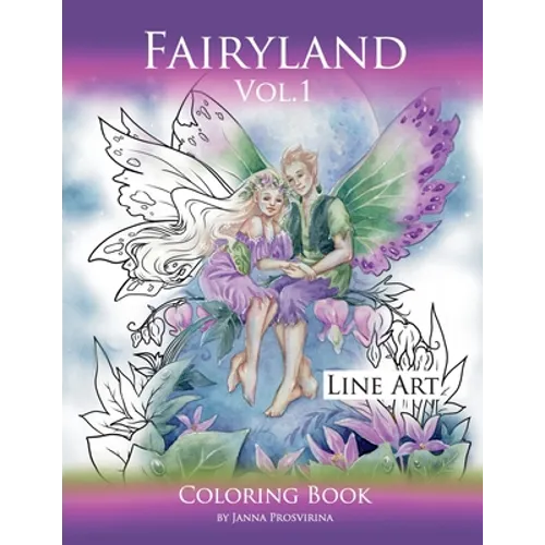 Fairyland Vol.1: Line Art Coloring Book - Paperback