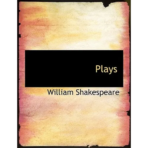 Plays - Paperback