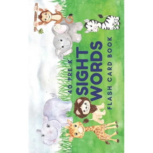 40 Pre-K Sight Words: Flash Card Book - Paperback