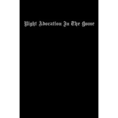 Night Adoration in the Home - Paperback