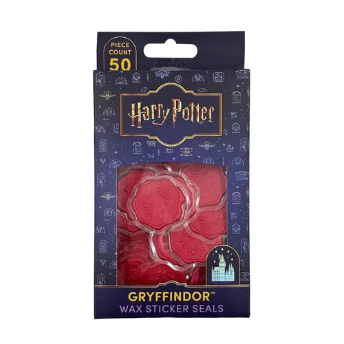 Harry Potter: Gryffindor Wax Sticker Seals (Set of 50) - Paperback