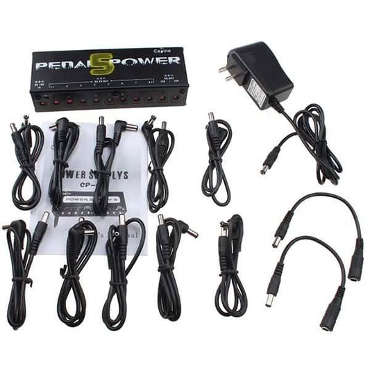 Caline CP-05 10 Isolated Output 9V 12V 18V Guitar Effect Pedals Power Supply