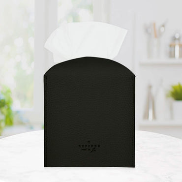 Carrotez Modern PU Leather Square Tissue Box Holder