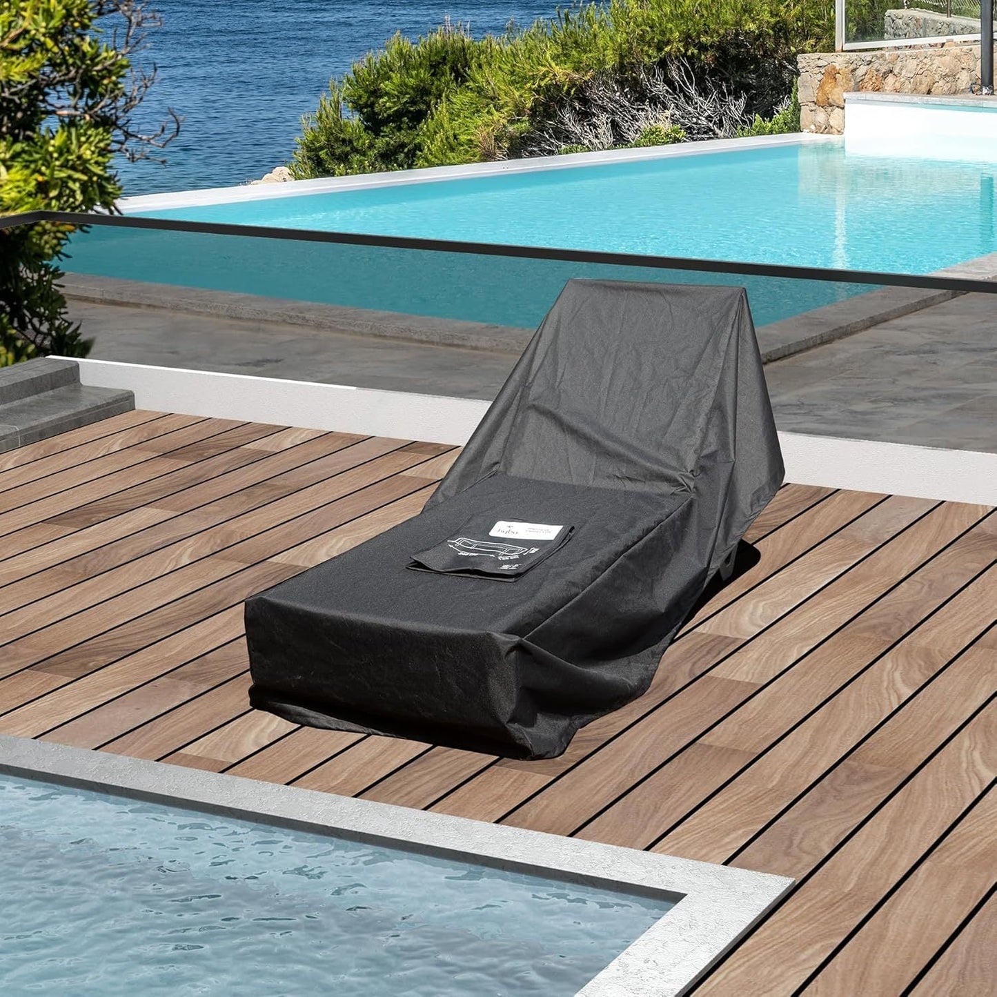 Chaise Lounge Cover Waterproof Polyester 77x26