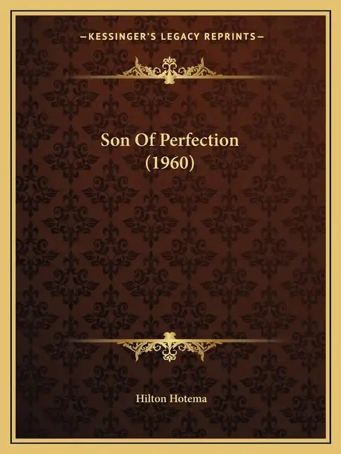 Son Of Perfection (1960) - Paperback