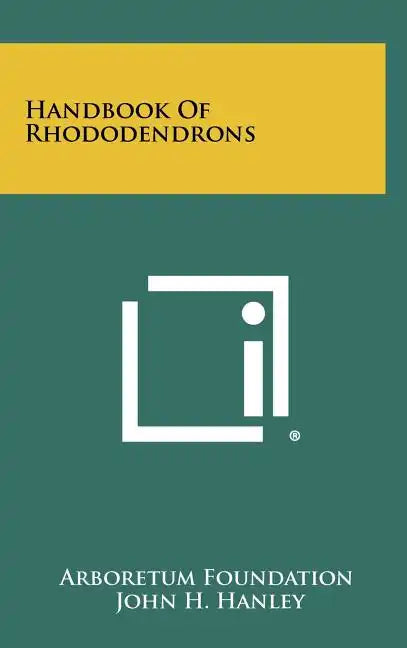 Handbook of Rhododendrons - Hardcover