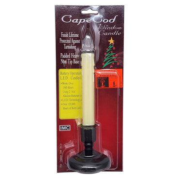 Cape Cod LED Window Candle - Antique Bronze