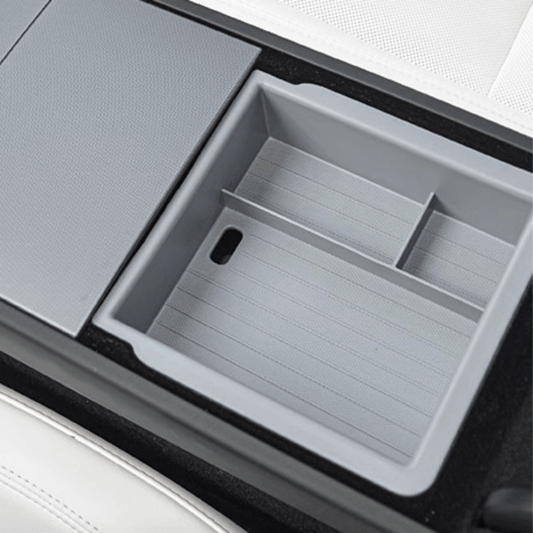 Double-Layer Center Armrest Storage Box for Model 3 Highland/Y Juniper | 3 Colors