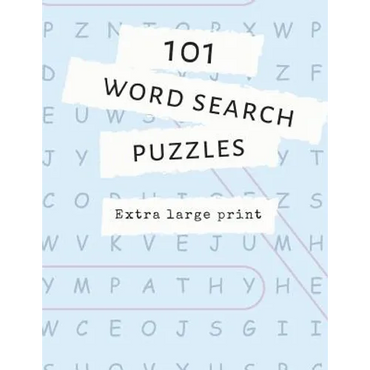101 Word Search Puzzles: Extra Large Print - Paperback